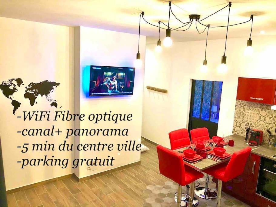 Le Led Room,Centre Ville Place De Parking Gratuite Sens Exteriör bild
